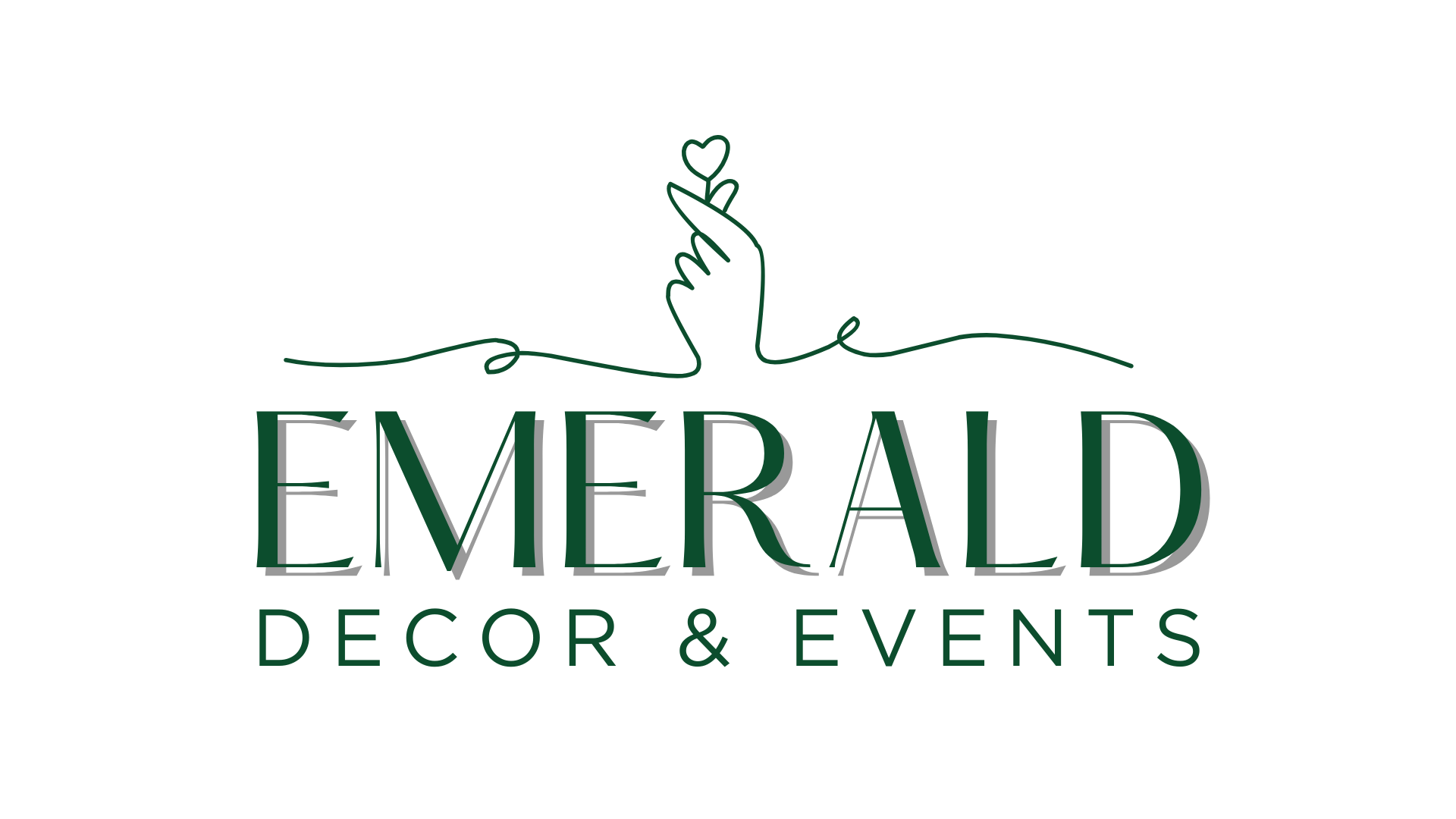 Emerald Decor & Events text logo